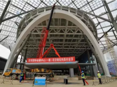 深圳國際會展中心鋼結構封頂，將成為全球第一大會展中心
